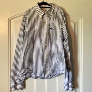 Boys Abercrombie kids polo long sleeve button down